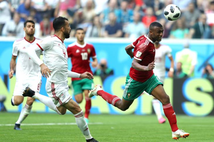 المغرب ايران أيوب الكعبى